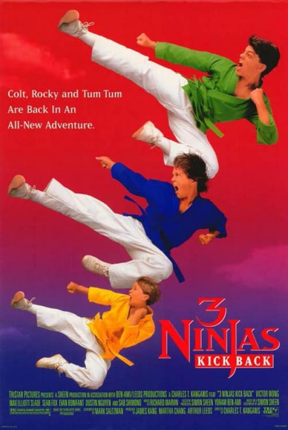 3 Ninjas Kick Back movie poster